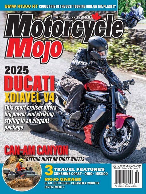 Title details for Motorcycle Mojo Magazine by Riptide Resources Inc o/a Motorcycle Mojo Magazine - Available